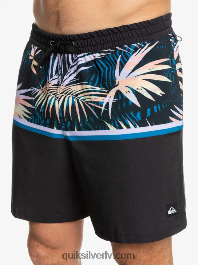 vīriešiem Quiksilver surfsilk divīzija 17 zalves melns 88064R1637
