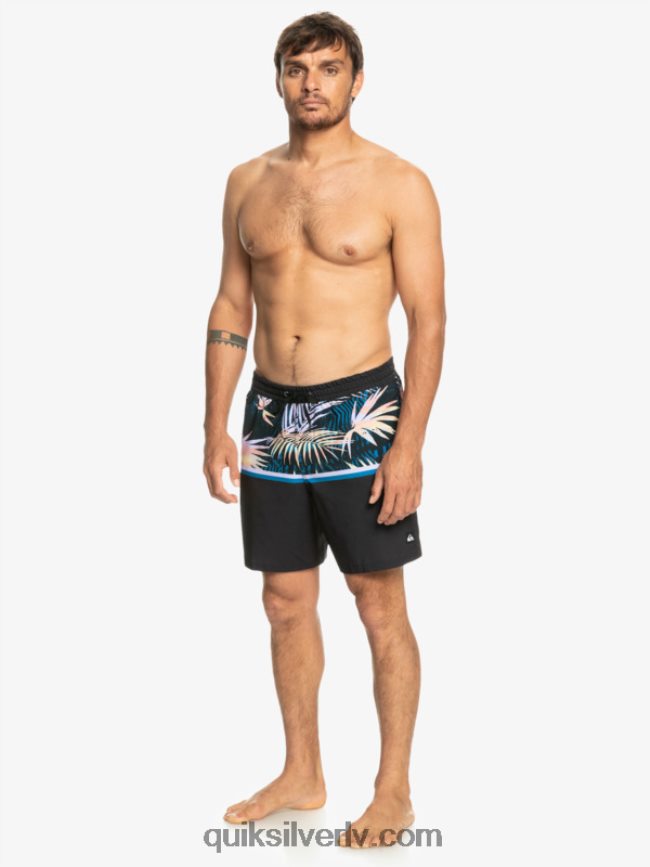 vīriešiem Quiksilver surfsilk divīzija 17 zalves melns 88064R1637