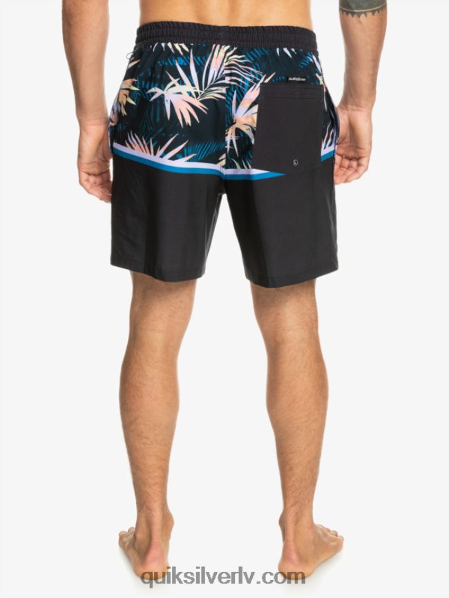 vīriešiem Quiksilver surfsilk divīzija 17 zalves melns 88064R1637
