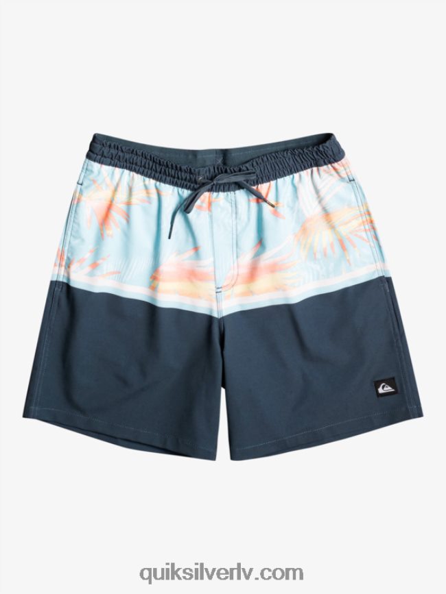 vīriešiem Quiksilver surfsilk divīzija 17 zalves pusnakts flote 88064R1636