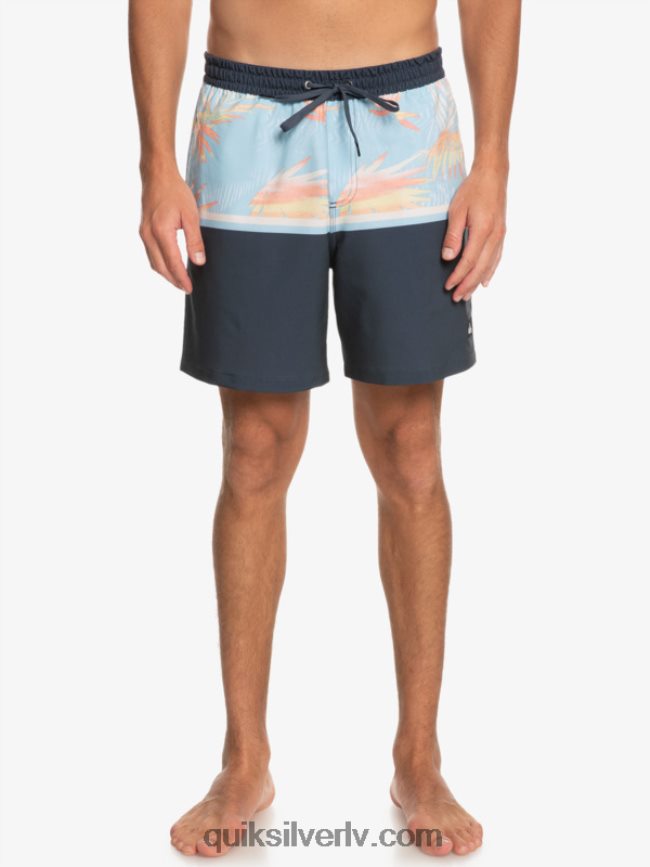 vīriešiem Quiksilver surfsilk divīzija 17 zalves pusnakts flote 88064R1636