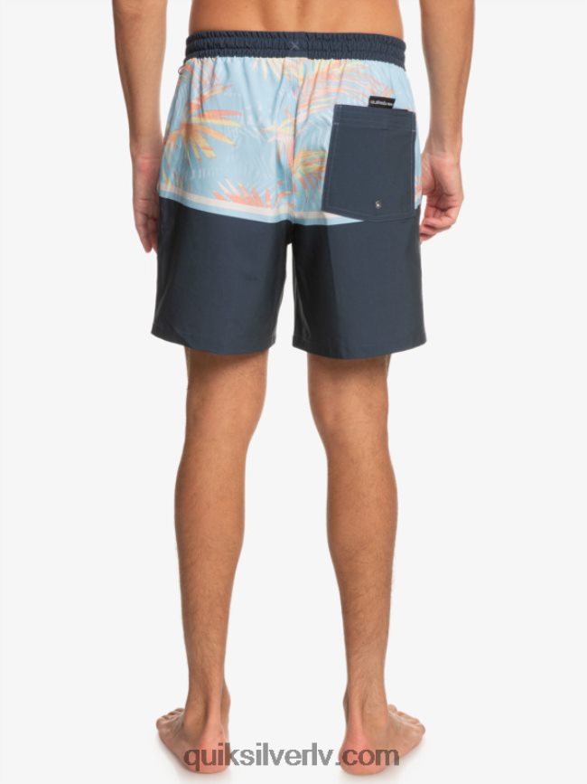 vīriešiem Quiksilver surfsilk divīzija 17 zalves pusnakts flote 88064R1636