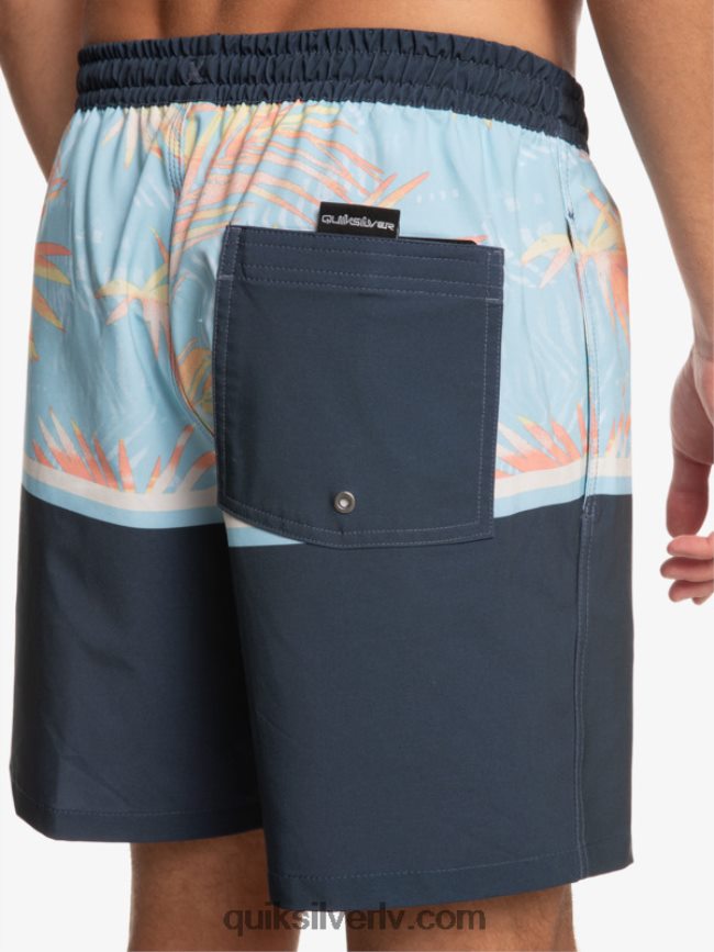 vīriešiem Quiksilver surfsilk divīzija 17 zalves pusnakts flote 88064R1636