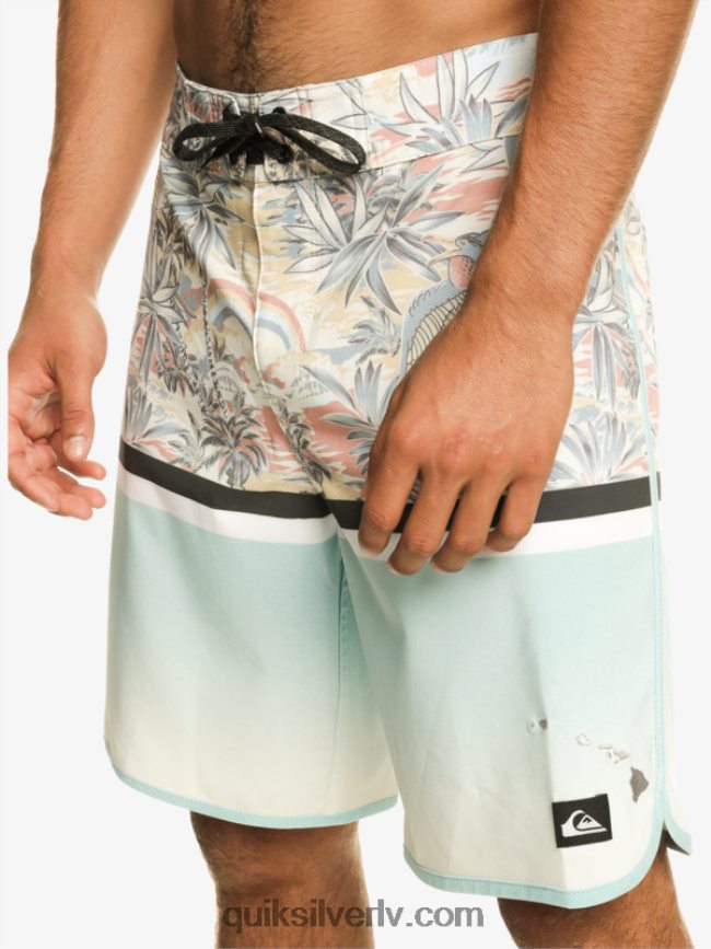 vīriešiem Quiksilver surfsilk division ķemmīšgliemene 19 dēļu šorti debesu zils 88064R1396