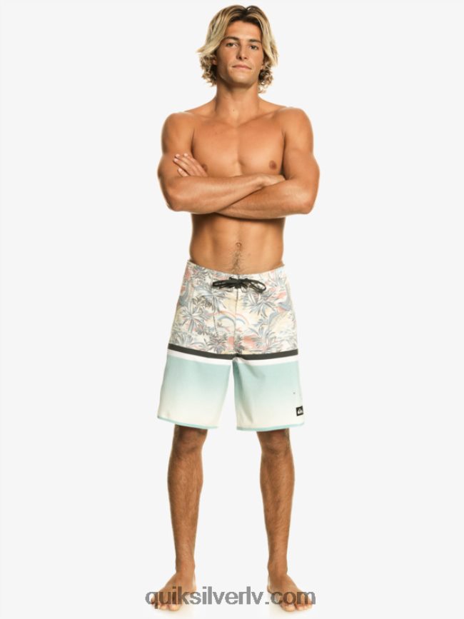 vīriešiem Quiksilver surfsilk division ķemmīšgliemene 19 dēļu šorti debesu zils 88064R1396