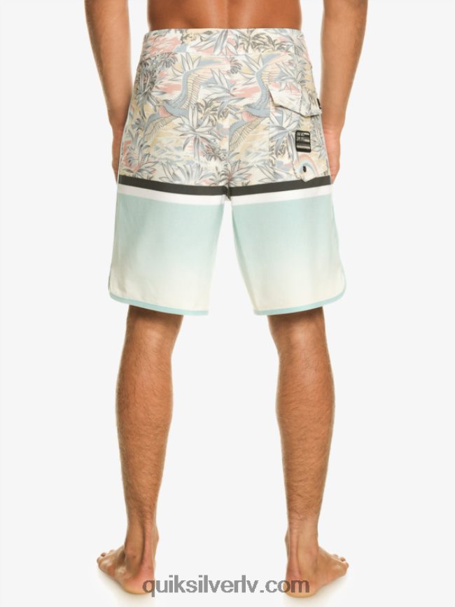 vīriešiem Quiksilver surfsilk division ķemmīšgliemene 19 dēļu šorti debesu zils 88064R1396