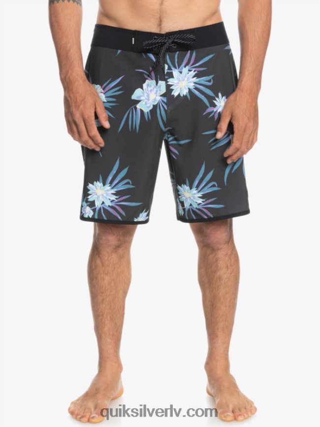 vīriešiem Quiksilver surfsilk ķemmīšgliemene 19 dēļu šorti asfalts 88064R1493