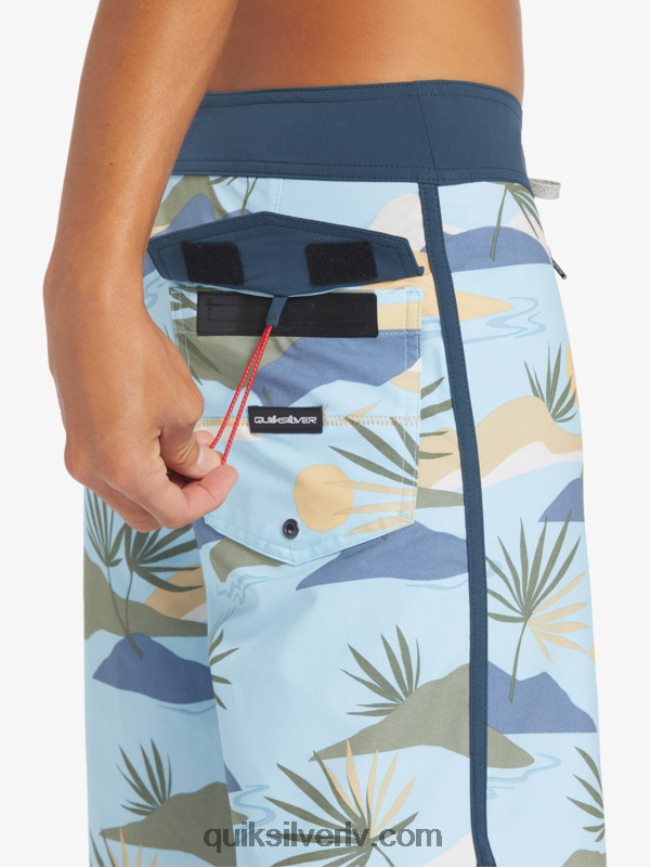 vīriešiem Quiksilver surfsilk ķemmīšgliemene 19 dēļu šorti debesu zils 88064R218