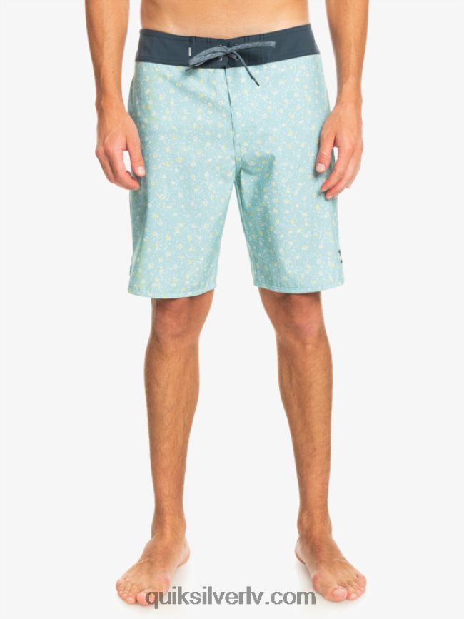 vīriešiem Quiksilver surfsilk ķemmīšgliemene 19 dēļu šorti debesu zils 88064R220