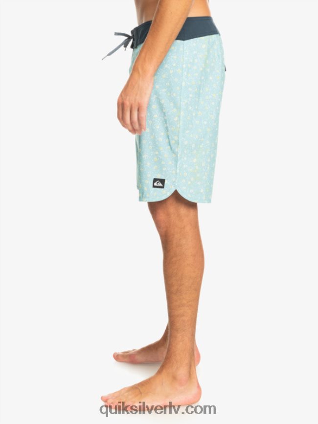 vīriešiem Quiksilver surfsilk ķemmīšgliemene 19 dēļu šorti debesu zils 88064R220