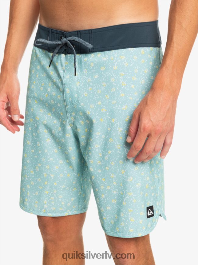 vīriešiem Quiksilver surfsilk ķemmīšgliemene 19 dēļu šorti debesu zils 88064R220