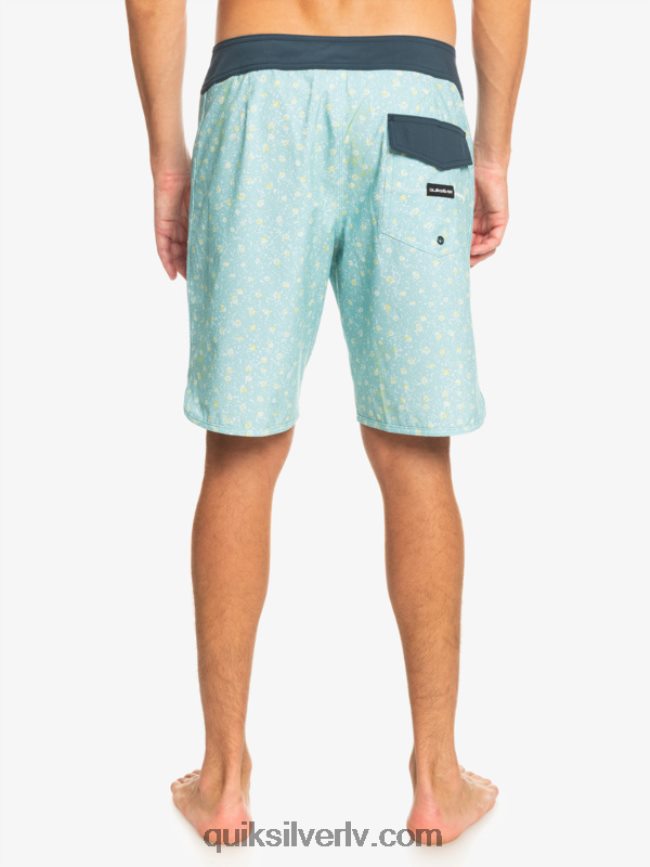 vīriešiem Quiksilver surfsilk ķemmīšgliemene 19 dēļu šorti debesu zils 88064R220