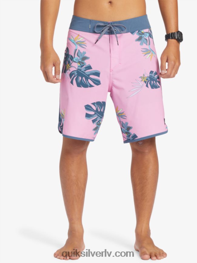 vīriešiem Quiksilver surfsilk ķemmīšgliemene 19 dēļu šorti mēness purva 88064R217