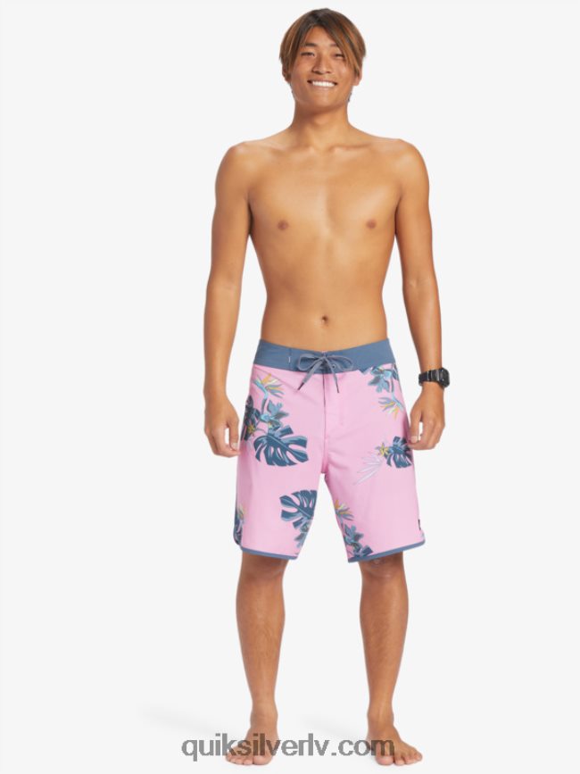 vīriešiem Quiksilver surfsilk ķemmīšgliemene 19 dēļu šorti mēness purva 88064R217