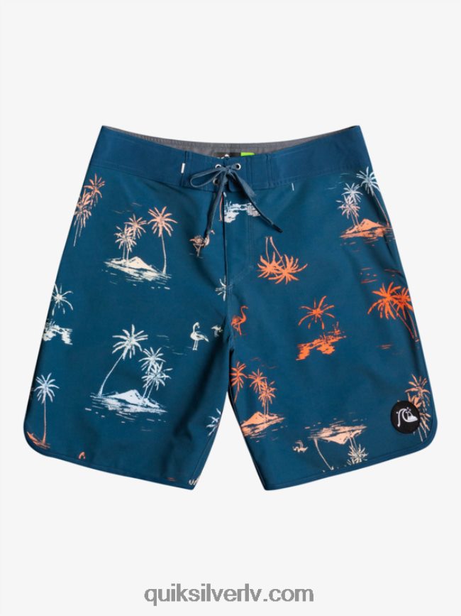 vīriešiem Quiksilver surfsilk ķemmīšgliemene 19 dēļu šorti majolika zila 88064R1492
