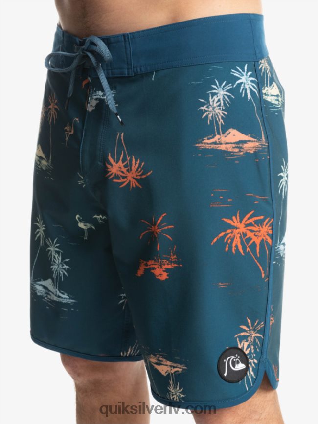 vīriešiem Quiksilver surfsilk ķemmīšgliemene 19 dēļu šorti majolika zila 88064R1492