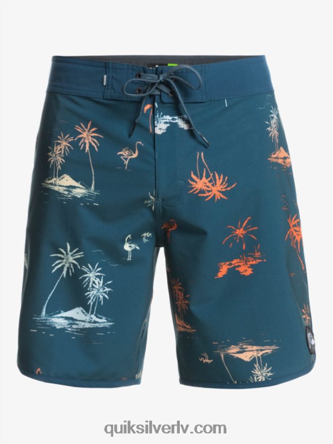 vīriešiem Quiksilver surfsilk ķemmīšgliemene 19 dēļu šorti majolika zila 88064R1492