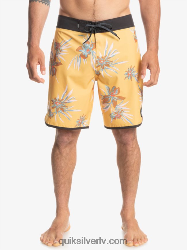 vīriešiem Quiksilver surfsilk ķemmīšgliemene 19 dēļu šorti okers 88064R1491