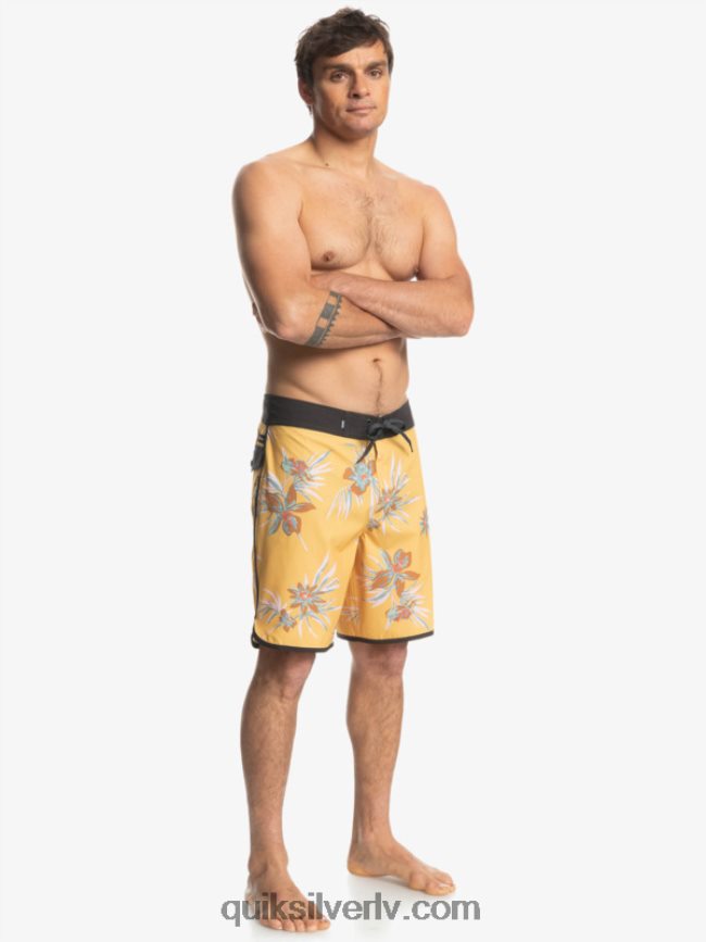 vīriešiem Quiksilver surfsilk ķemmīšgliemene 19 dēļu šorti okers 88064R1491
