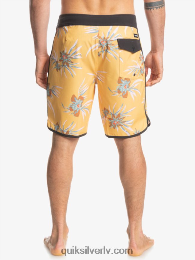 vīriešiem Quiksilver surfsilk ķemmīšgliemene 19 dēļu šorti okers 88064R1491