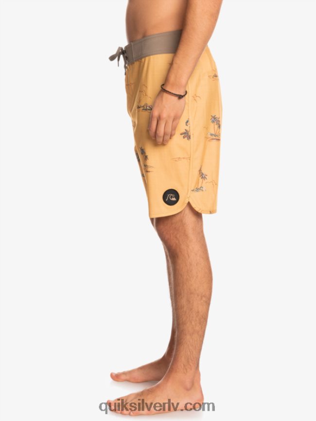 vīriešiem Quiksilver surfsilk ķemmīšgliemene 19 dēļu šorti okers 88064R1497
