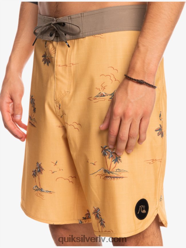 vīriešiem Quiksilver surfsilk ķemmīšgliemene 19 dēļu šorti okers 88064R1497