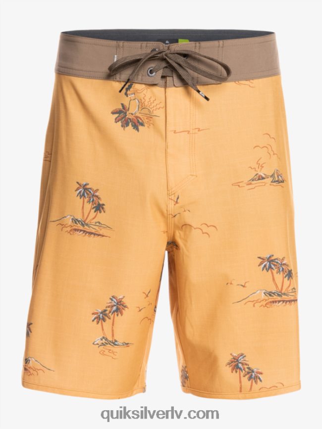 vīriešiem Quiksilver surfsilk ķemmīšgliemene 19 dēļu šorti okers 88064R1497