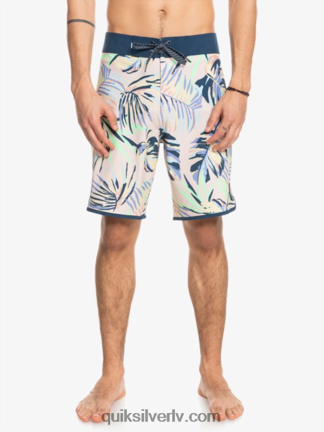 vīriešiem Quiksilver surfsilk ķemmīšgliemene 19 dēļu šorti persiku pātagu 88064R1495