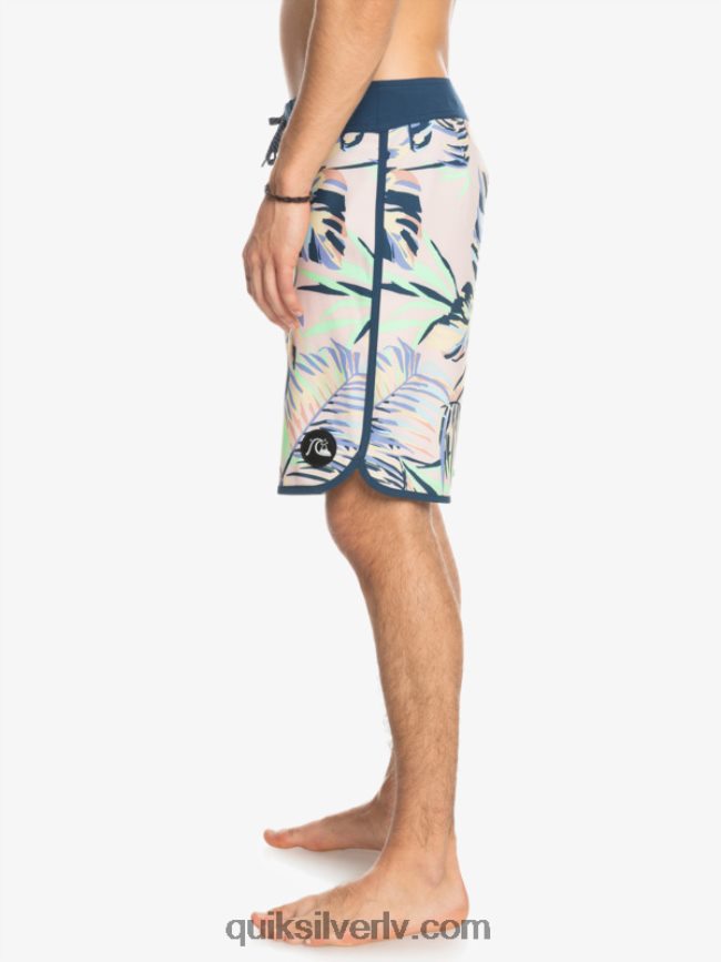 vīriešiem Quiksilver surfsilk ķemmīšgliemene 19 dēļu šorti persiku pātagu 88064R1495