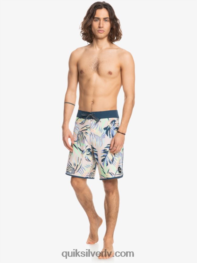 vīriešiem Quiksilver surfsilk ķemmīšgliemene 19 dēļu šorti persiku pātagu 88064R1495