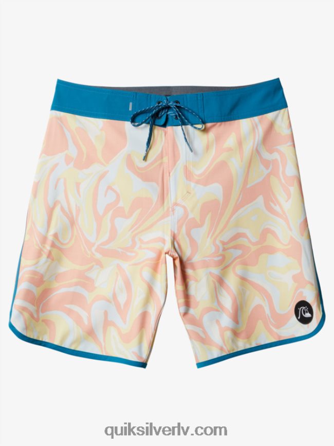 vīriešiem Quiksilver surfsilk ķemmīšgliemene 19 dēļu šorti persiku rozā 88064R1499