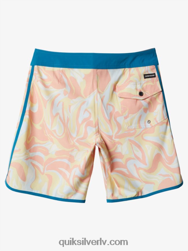 vīriešiem Quiksilver surfsilk ķemmīšgliemene 19 dēļu šorti persiku rozā 88064R1499