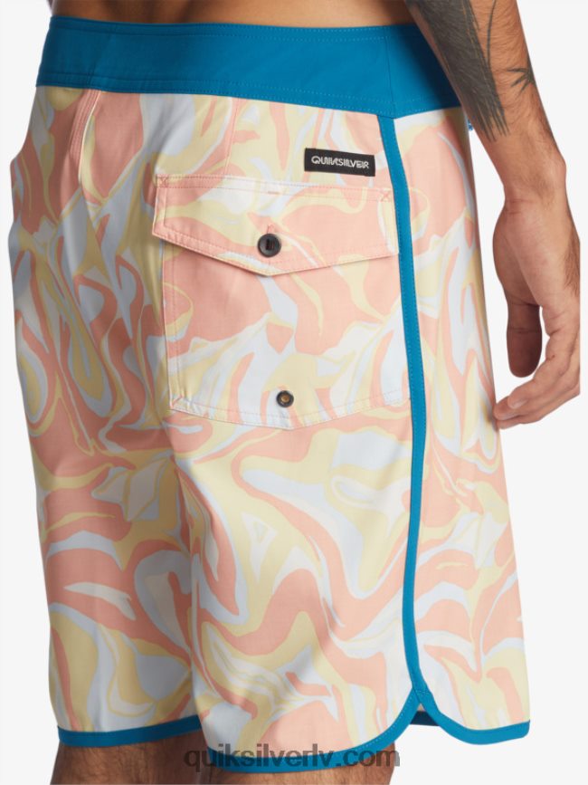 vīriešiem Quiksilver surfsilk ķemmīšgliemene 19 dēļu šorti persiku rozā 88064R1499