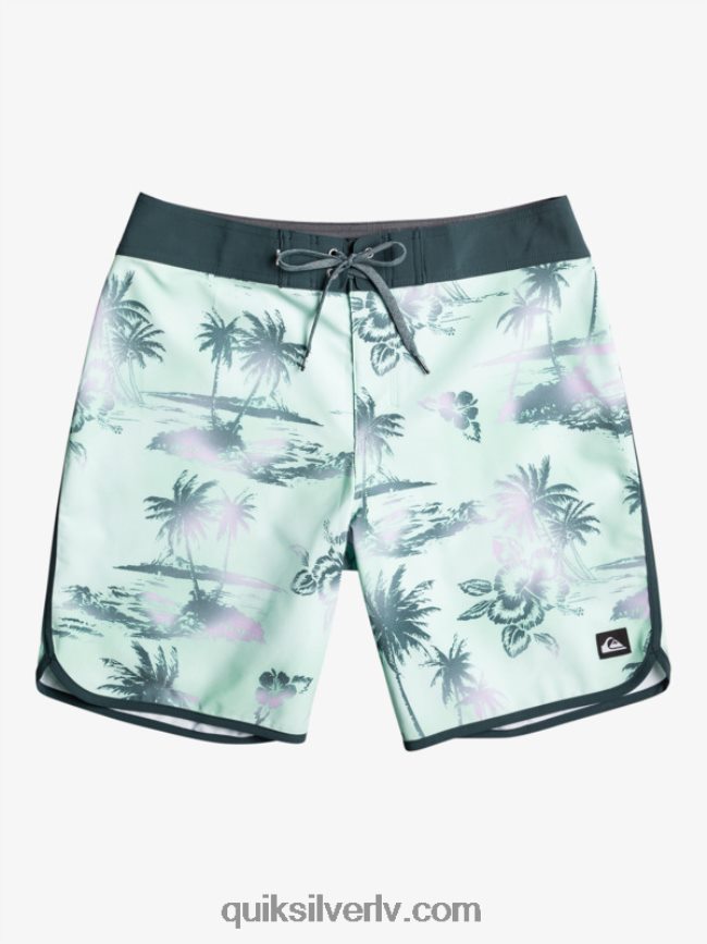 vīriešiem Quiksilver surfsilk ķemmīšgliemene 19 dēļu šorti pludmales stikls 88064R222