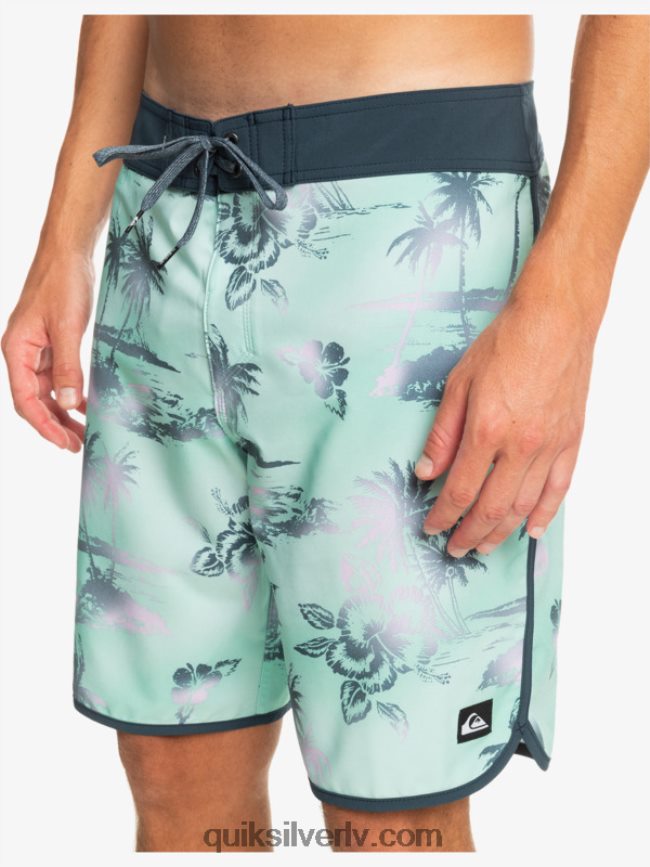 vīriešiem Quiksilver surfsilk ķemmīšgliemene 19 dēļu šorti pludmales stikls 88064R222