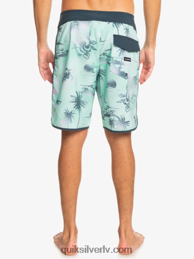 vīriešiem Quiksilver surfsilk ķemmīšgliemene 19 dēļu šorti pludmales stikls 88064R222