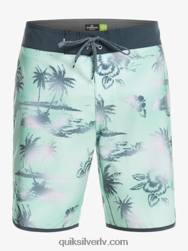 vīriešiem Quiksilver surfsilk ķemmīšgliemene 19 dēļu šorti pludmales stikls 88064R222
