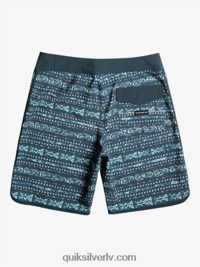 vīriešiem Quiksilver surfsilk ķemmīšgliemene 19 dēļu šorti pusnakts flote 88064R221