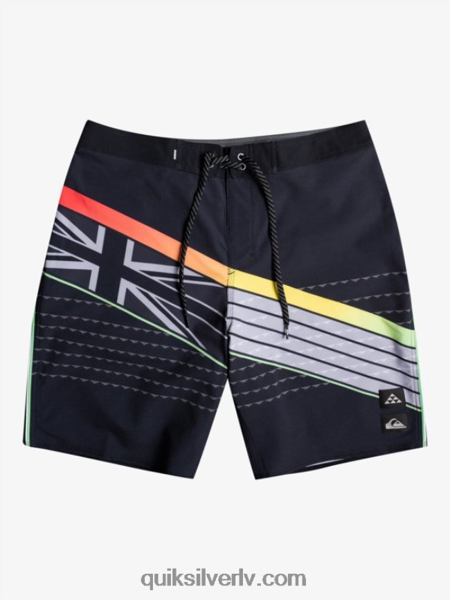 vīriešiem Quiksilver surfsilk hawaii core 20 dēļu šorti melns 88064R1887