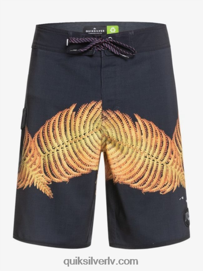 vīriešiem Quiksilver surfsilk hawaii ķemmīšgliemene 19 dēļu šorti melns 88064R1881