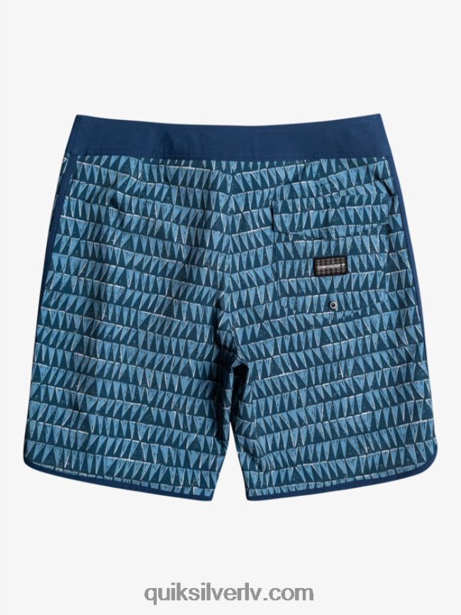 vīriešiem Quiksilver surfsilk hawaii ķemmīšgliemene 19 dēļu šorti provinces zils 88064R1323