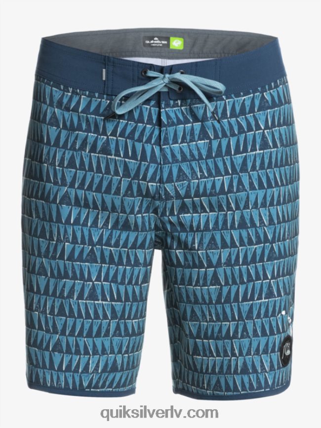 vīriešiem Quiksilver surfsilk hawaii ķemmīšgliemene 19 dēļu šorti provinces zils 88064R1323