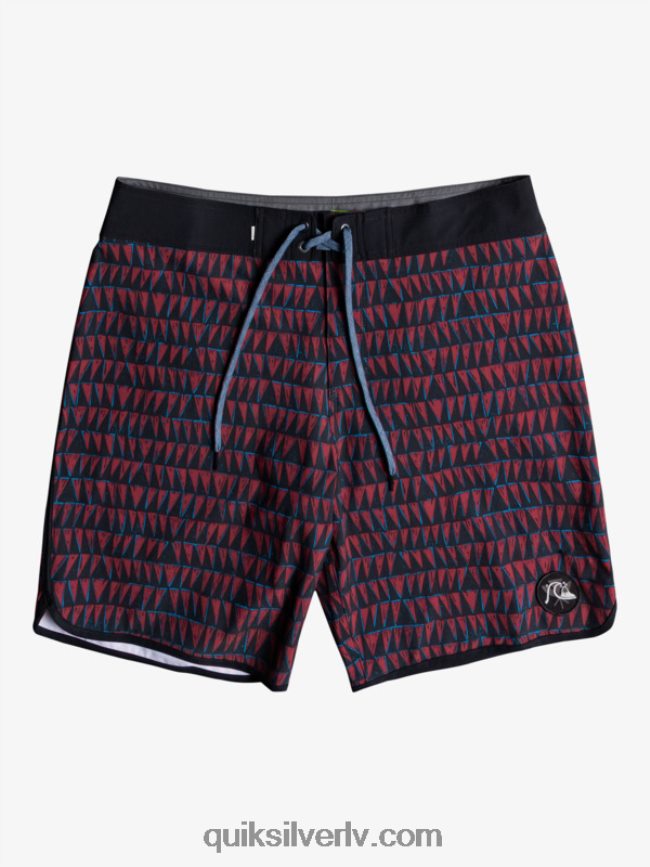 vīriešiem Quiksilver surfsilk hawaii ķemmīšgliemene 19 dēļu šorti rubīna vīns 88064R1322