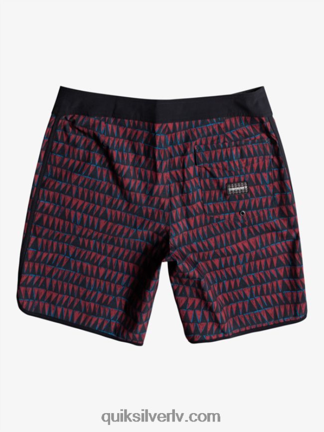 vīriešiem Quiksilver surfsilk hawaii ķemmīšgliemene 19 dēļu šorti rubīna vīns 88064R1322