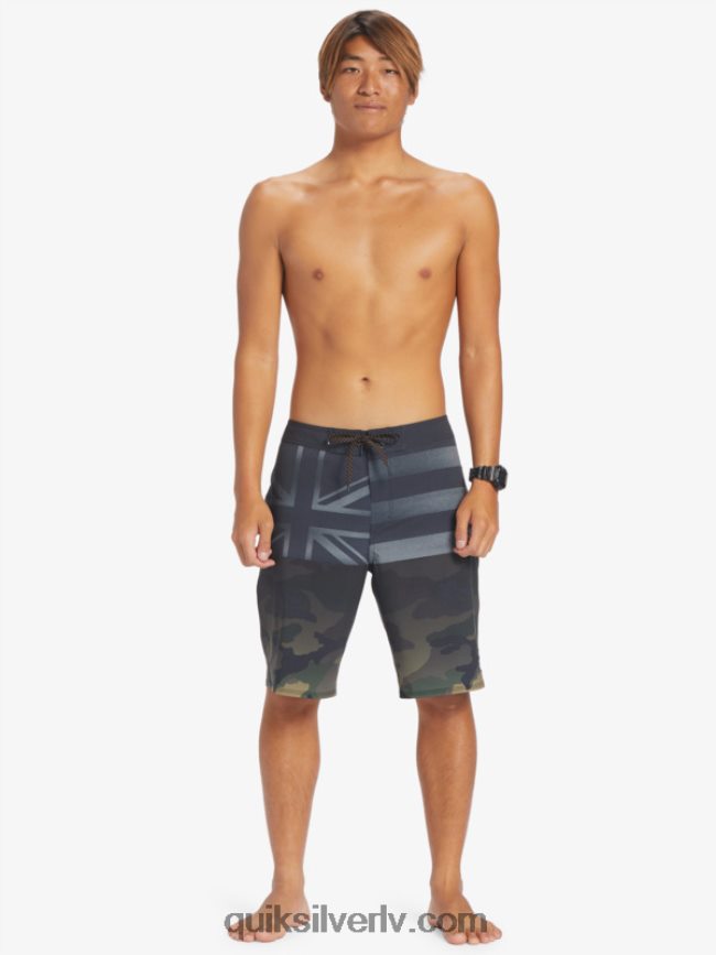 vīriešiem Quiksilver surfsilk hawaii pride 20 dēļu šorti melns 88064R181