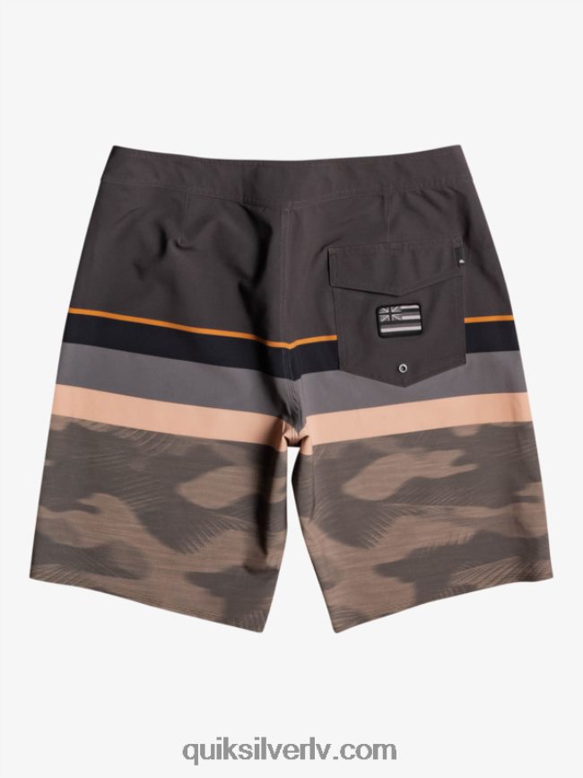 vīriešiem Quiksilver surfsilk izbalināta svītra 20 dēļu šorti vīnogu lapa 88064R1603
