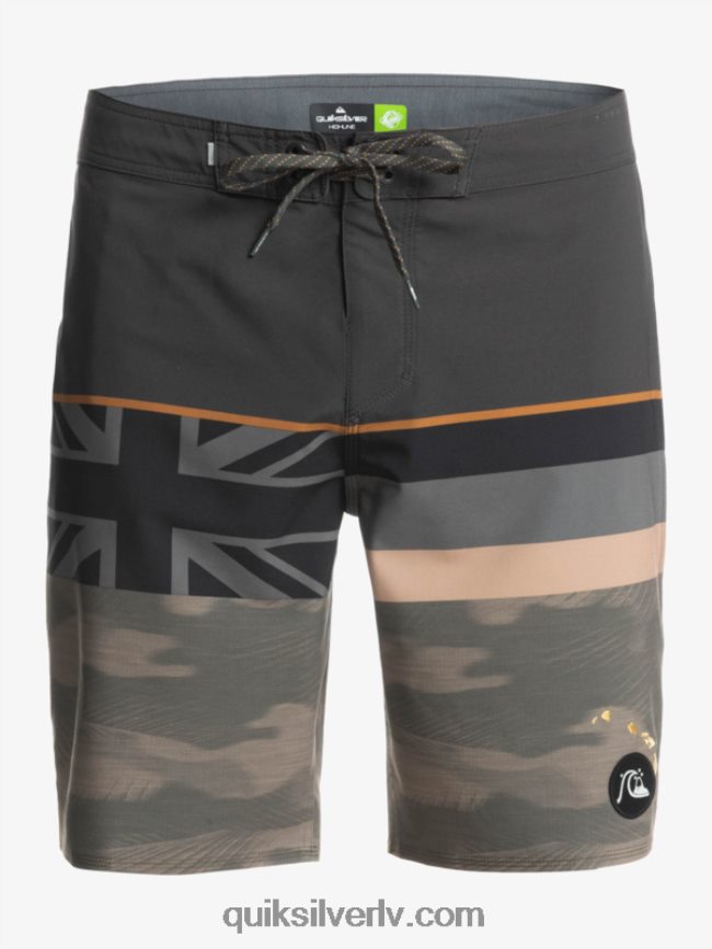 vīriešiem Quiksilver surfsilk izbalināta svītra 20 dēļu šorti vīnogu lapa 88064R1603