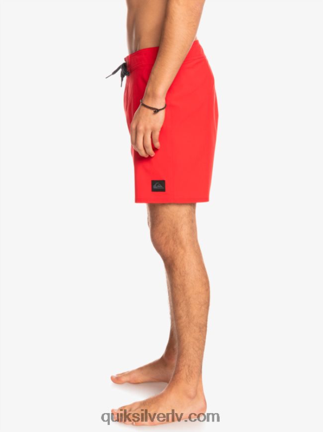 vīriešiem Quiksilver surfsilk kaimana 16 dēļu šorti augsta riska sarkans 88064R337