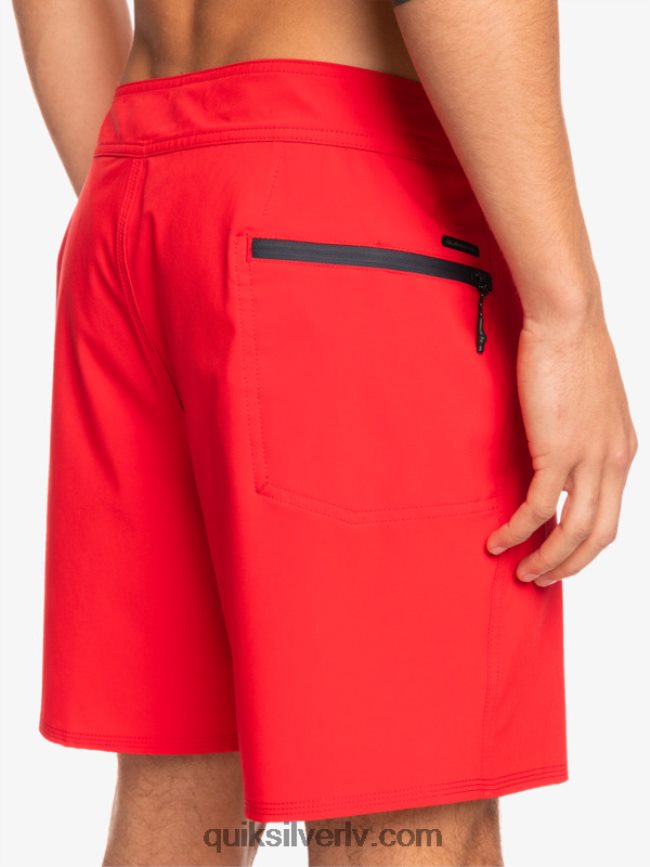 vīriešiem Quiksilver surfsilk kaimana 16 dēļu šorti augsta riska sarkans 88064R337