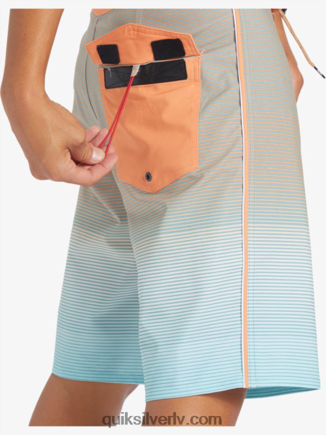 vīriešiem Quiksilver surfsilk masīvi 20 dēļu šorti kameja zils 88064R333